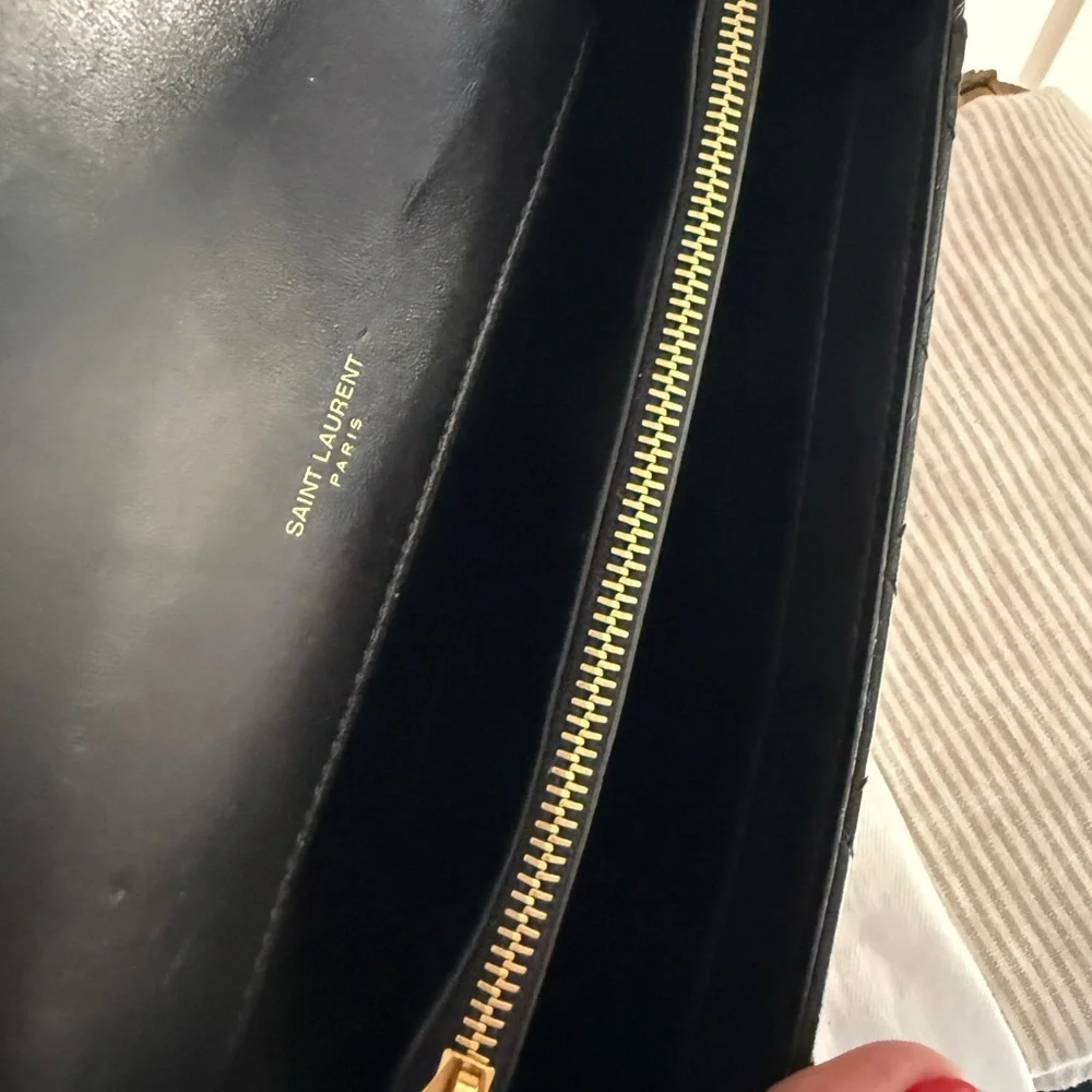 Saint Laurent Gaby Black Quilted Leather Shoulder Bag - Picture 13 of 16